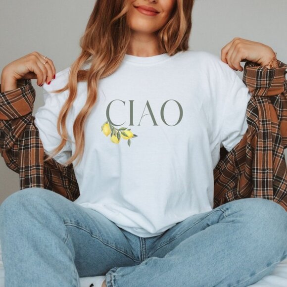 Tops - Language Lover Gift, Botanical Language Tee